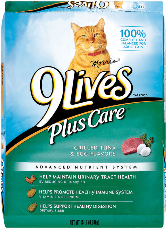 9 Lives Plus Care Formula Dry Cat Food