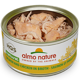 Almo Nature HQS Natural Cat Grain Free Salmon and Chicken Canned Cat Food