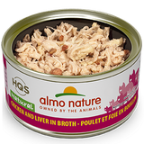 Almo Nature HQS Natural Cat Grain Free Chicken Liver Canned Cat Food