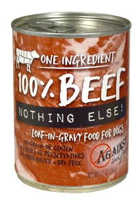 Against the Grain Nothing Else Grain Free One Ingredient 100% Beef Canned Dog Food