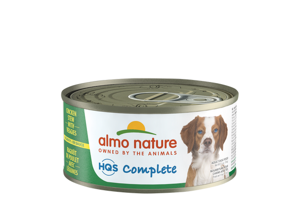 Almo Nature HQS Complete Dog Complete & Balanced Chicken Stew with Beef Canned Dog Food